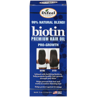 Difeel Biotin Premium Hair Oil - 2.5 Fl Oz