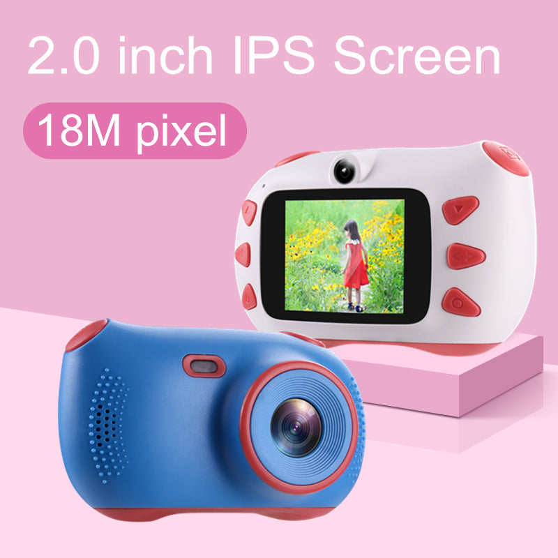 New Cute Fashion Children Digital Camera Can Take Pictures Can HD Video Mini SLR Interest Training Toy Gift - Korvel