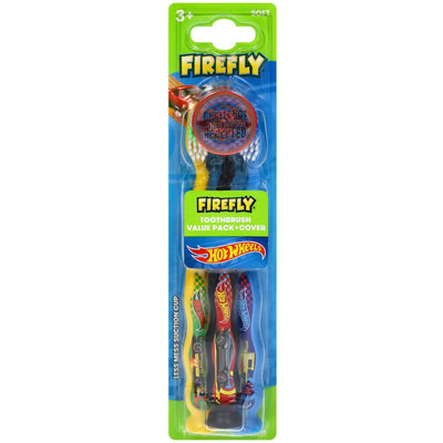 Pack de valeur de brosses à dents Firefly 3+ Soft Hot Wheels