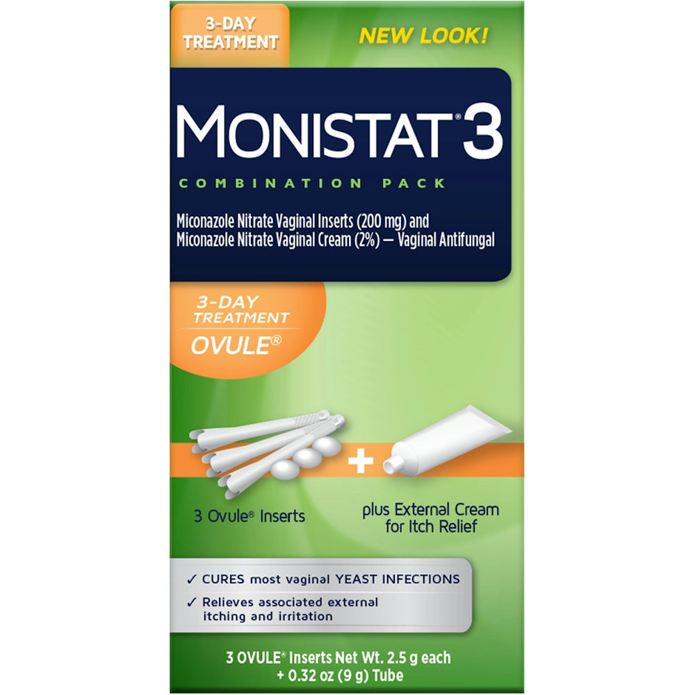 Monistat 3-Day Yeast Infection Treatment Pack
