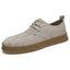 Zapatos Planos Casual Elegantes para Hombre - Cuero Mate con Cordones