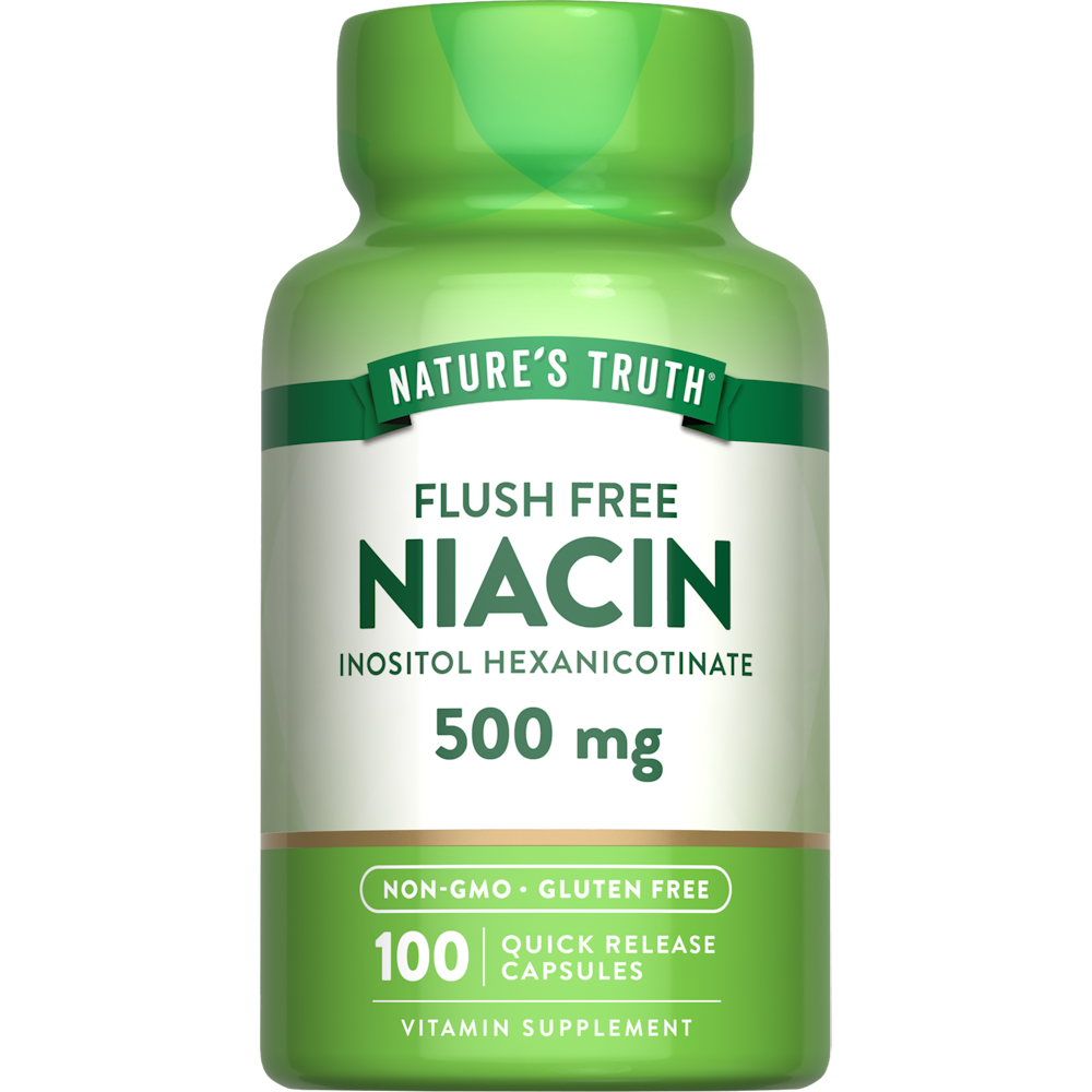 Nature's Truth Flush Free Niacin 500 Mg Capsules