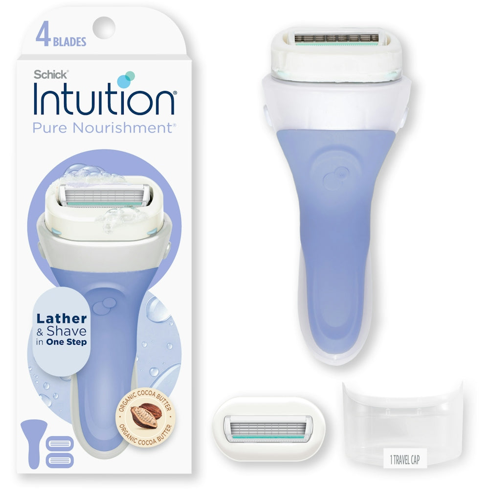Cuchillas de Afeitar Schick Intuition Pure Nourishment