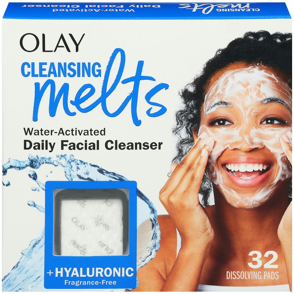 Olay Derretimientos Diarios de Limpieza Facial Activados por Agua con Ácido Hialurónico