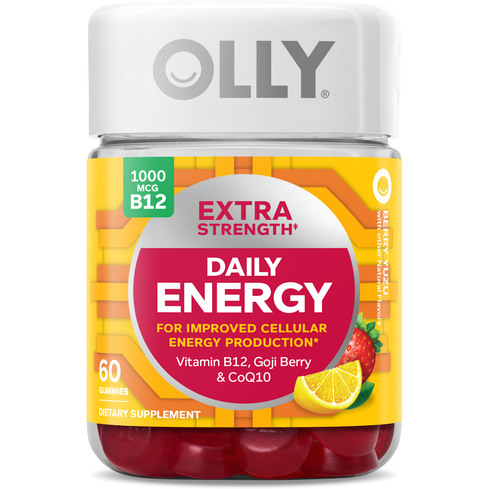 Gomitas de Energía Diaria Extra Fuerte OLLY - 60 Conteos