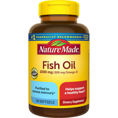 Nature Made Fish Oil 1000 Mg - Premium Omega-3 Supplement
