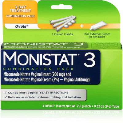 Monistat Combination Pack: Ovule Inserts & Cream