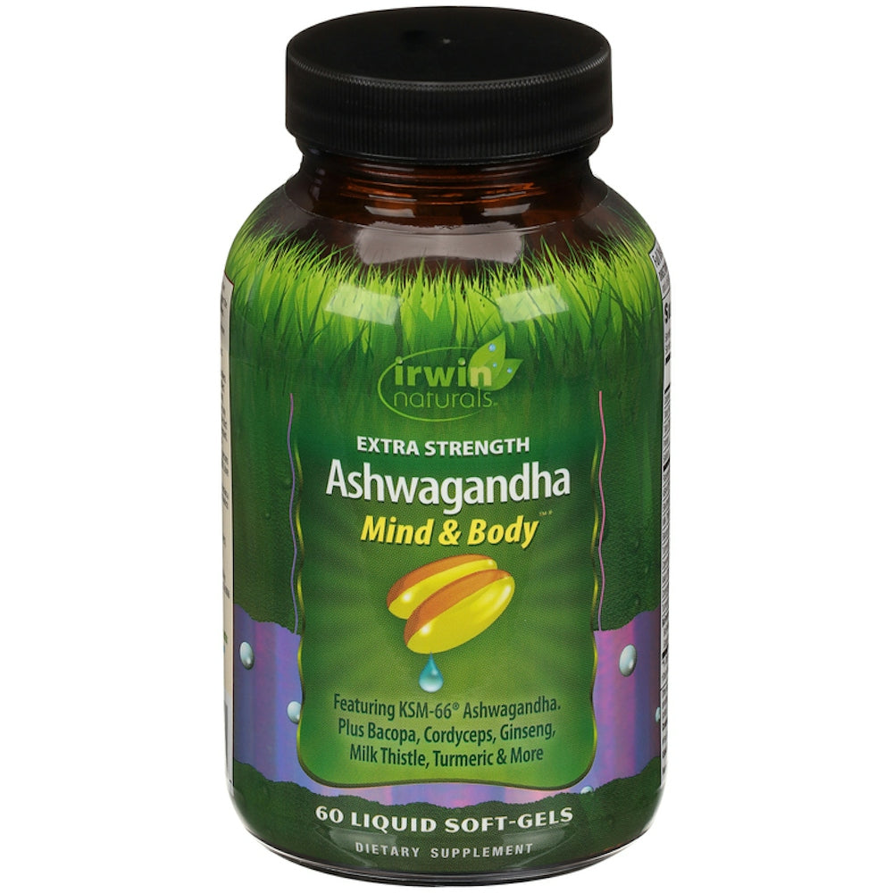 Supplément Premium Ashwagandha pour l'esprit et le corps - 60 capsules