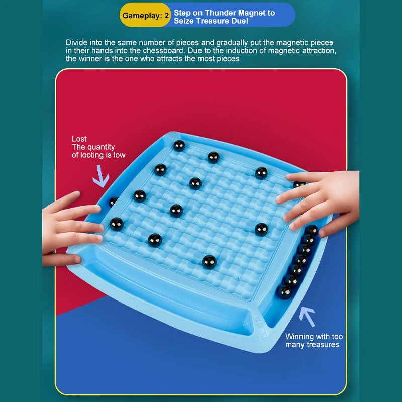 Magnetic Battle Chess Set - Portable & Engaging Family Game