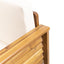 ( Set of 2) Outdoor Acacia Wood Club Chairs with Cushions, Teak+Beige, 27.75"D x 32"W x 27.75"H - Korvel