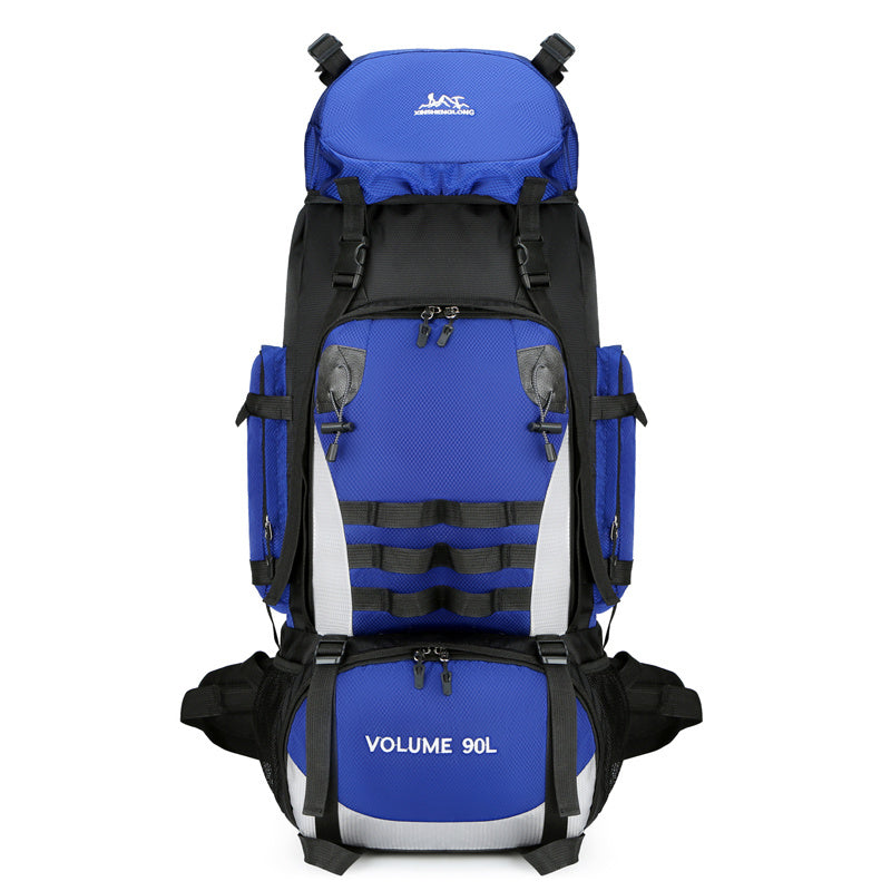 90L Large Capacity Outdoor Travel Backpack For Men, Waterproof And Durable Hiking Bag, Cotton Quilt, Luggage, Work Backpack - Korvel
