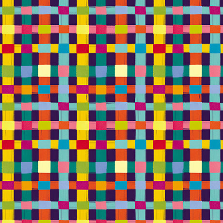 Multi Mingle Check Cotton Fabric - 44"/45" Per Yard