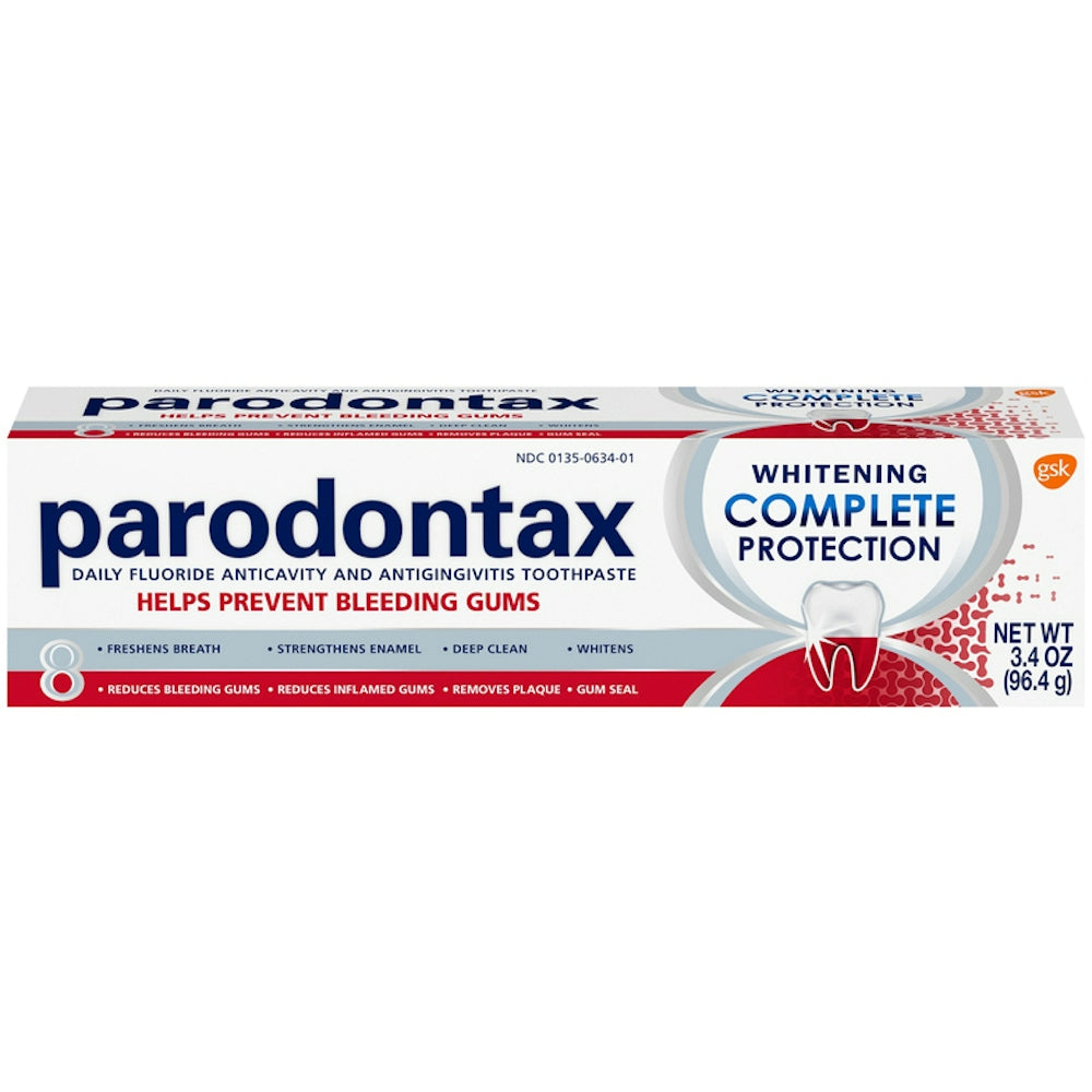 Parodontax Complete Protection Whitening Toothpaste - 3.4 Ounce