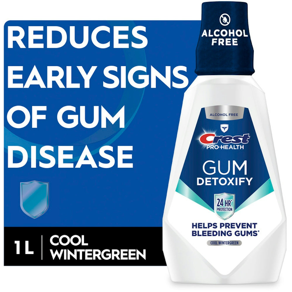 Bain de bouche Crest Gum Care, Cool Wintergreen, 1L