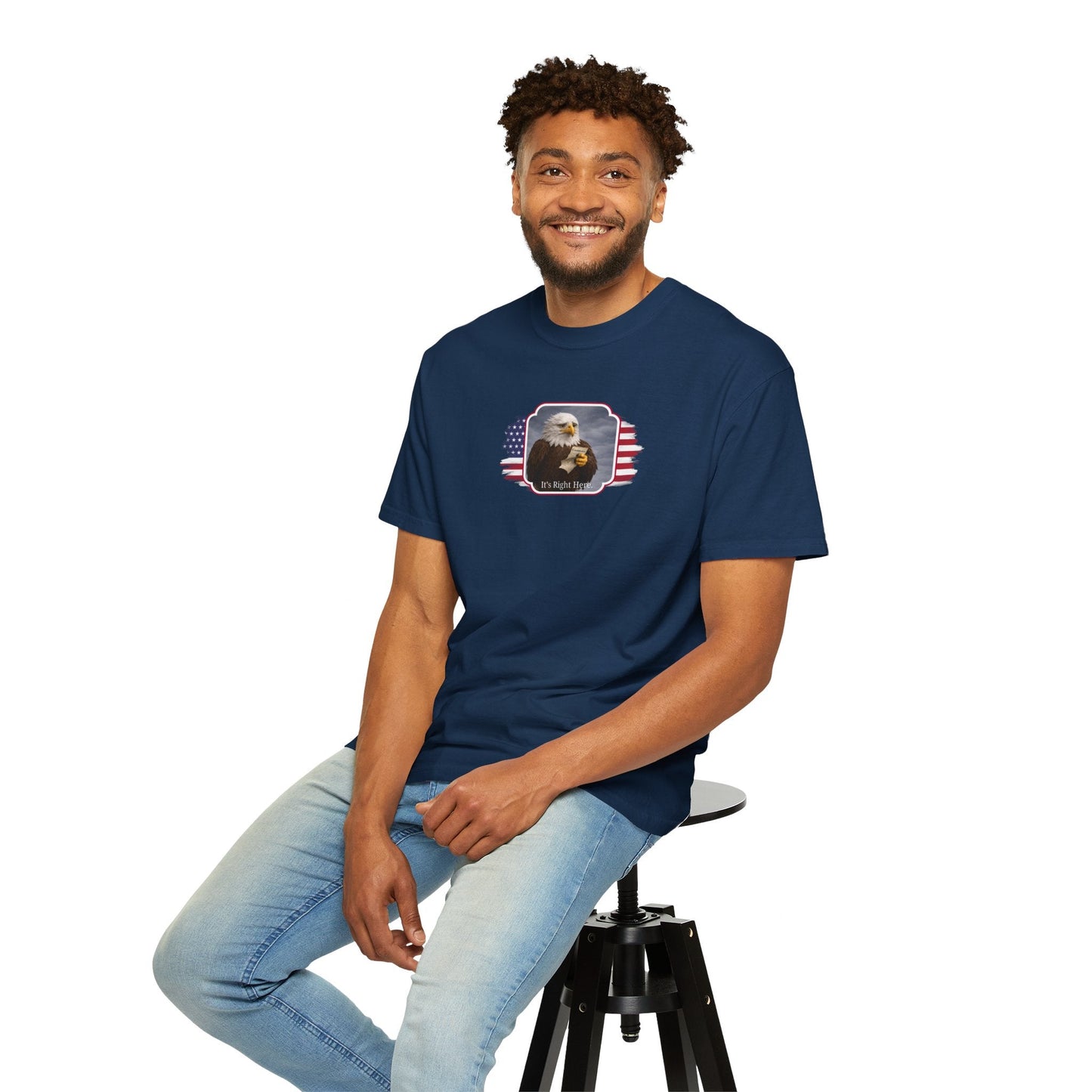 Camiseta de Parodia Política It’s Right Here