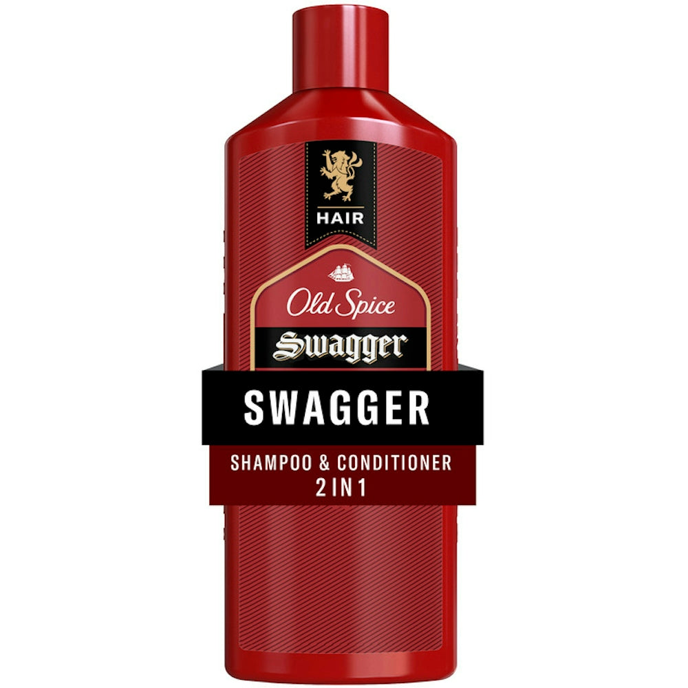 Old Spice Swagger 2-in-1 Shampoo & Conditioner for Men, 13.5 Fl Oz