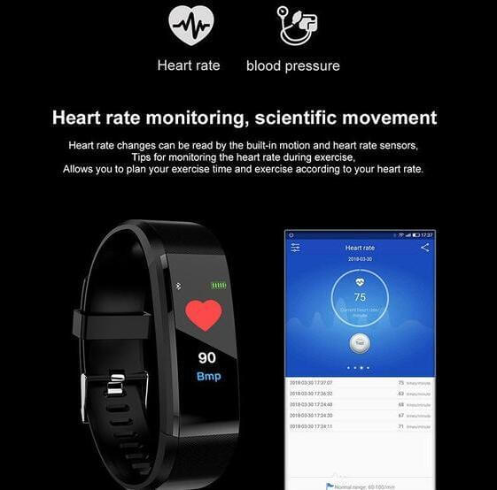 Advanced Smart Fitness Bracelet with Heart Rate Monitoring - Korvel