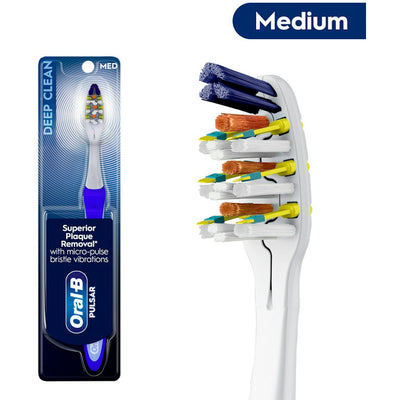 Oral-B Vibrating Pulsar Expert Clean Medium Toothbrush