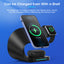 4 in 1 Magnetic Wireless Charger for iPhone12 Apple Watch Headphones Wireless Charging - Korvel