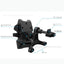 Long Rod Automatic Lock Car Phone Holder Telescopic Suction Cup Mount for Car Air Vent Lazy Live Streaming - Korvel