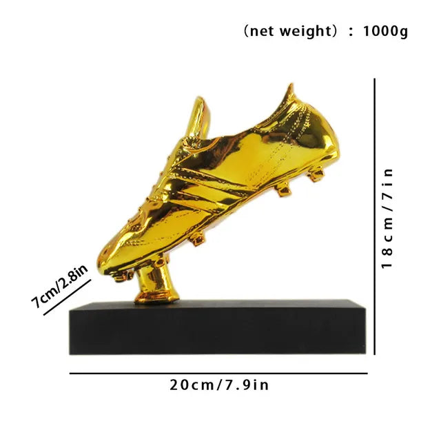 Golden Boot Trophy Football World Cup Fan Souvenir Shooter Goalkeeper Games Award Prize Decoration Crafts Ornaments - Korvel