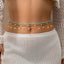 Elegant Multi-Layer Waist Chain with Rice Beads and Sequins