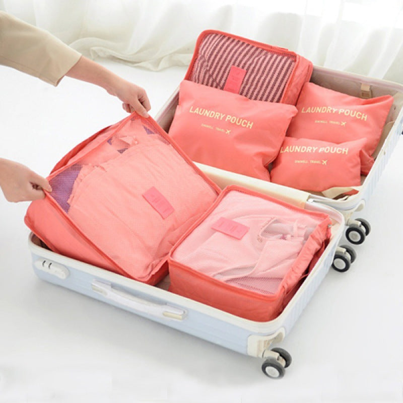 Travel Six-Piece Large Capacity Storage Bag Set
