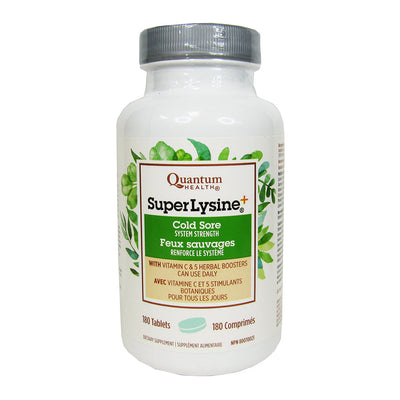 Quantum Health Super Lysine Plus - 180 Tablets for Immune Support