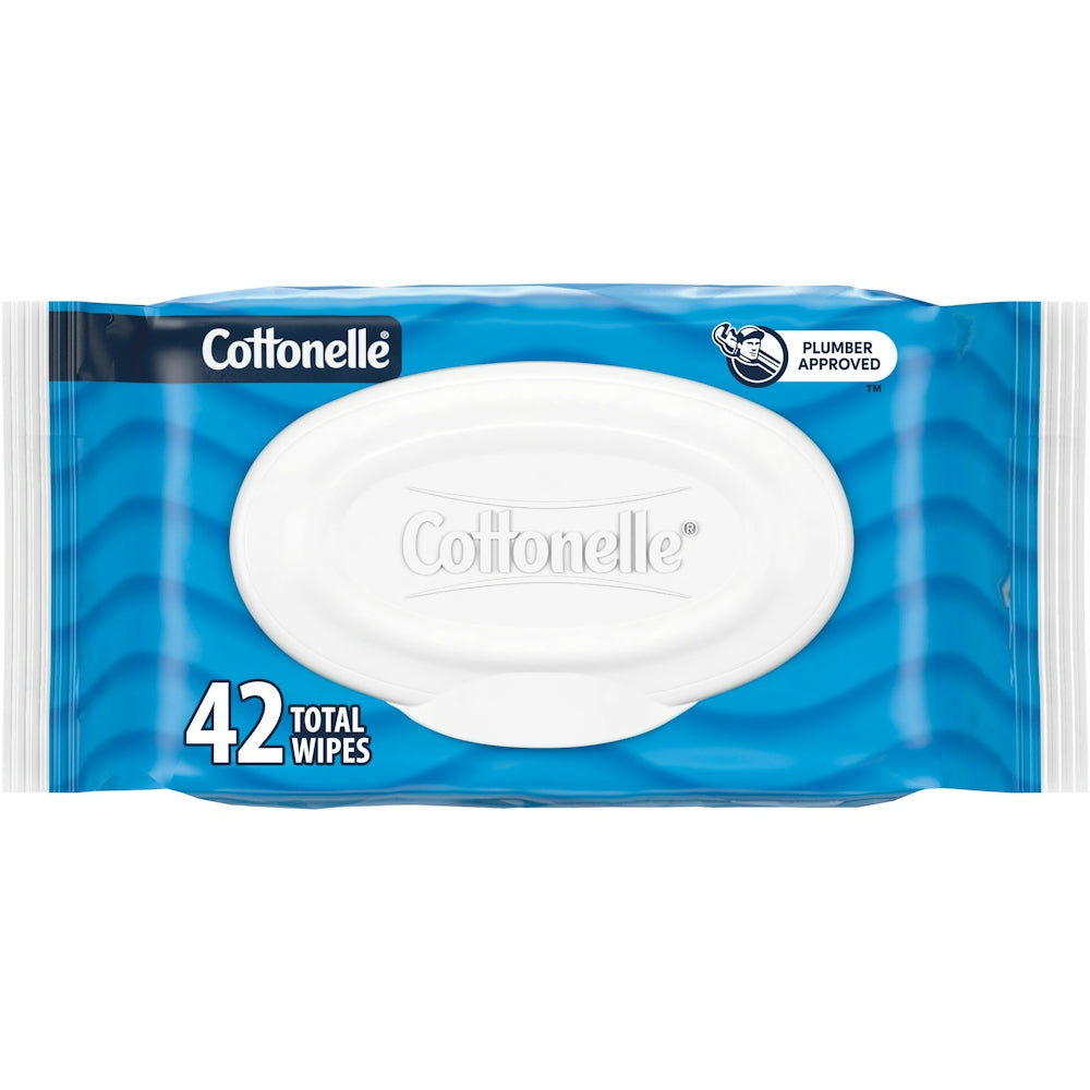 Toallitas Húmedas Desechables Cottonelle Fresh Care - Paquete con Tapa Abatible