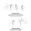 Nose clip presbyopic glasses keychain ultra lightweight carrying elderly glasses wallet glasses reading glasses - Korvel