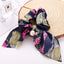New Pearl Pendant Large Intestine Ring Hair Loop Women's Bundle Hair Knot Big Bow Knot Hair Rope - Korvel