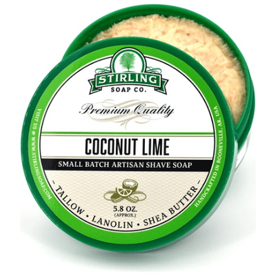 Collection de rasage Coconut Lime de Stirling Soap Co.