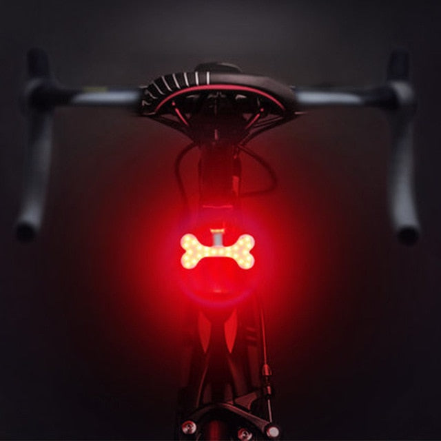 Lumière de vélo rechargeable USB à modes d'éclairage multiples