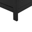 Armoire de rangement de salle de bain noire élégante avec étagère réglable