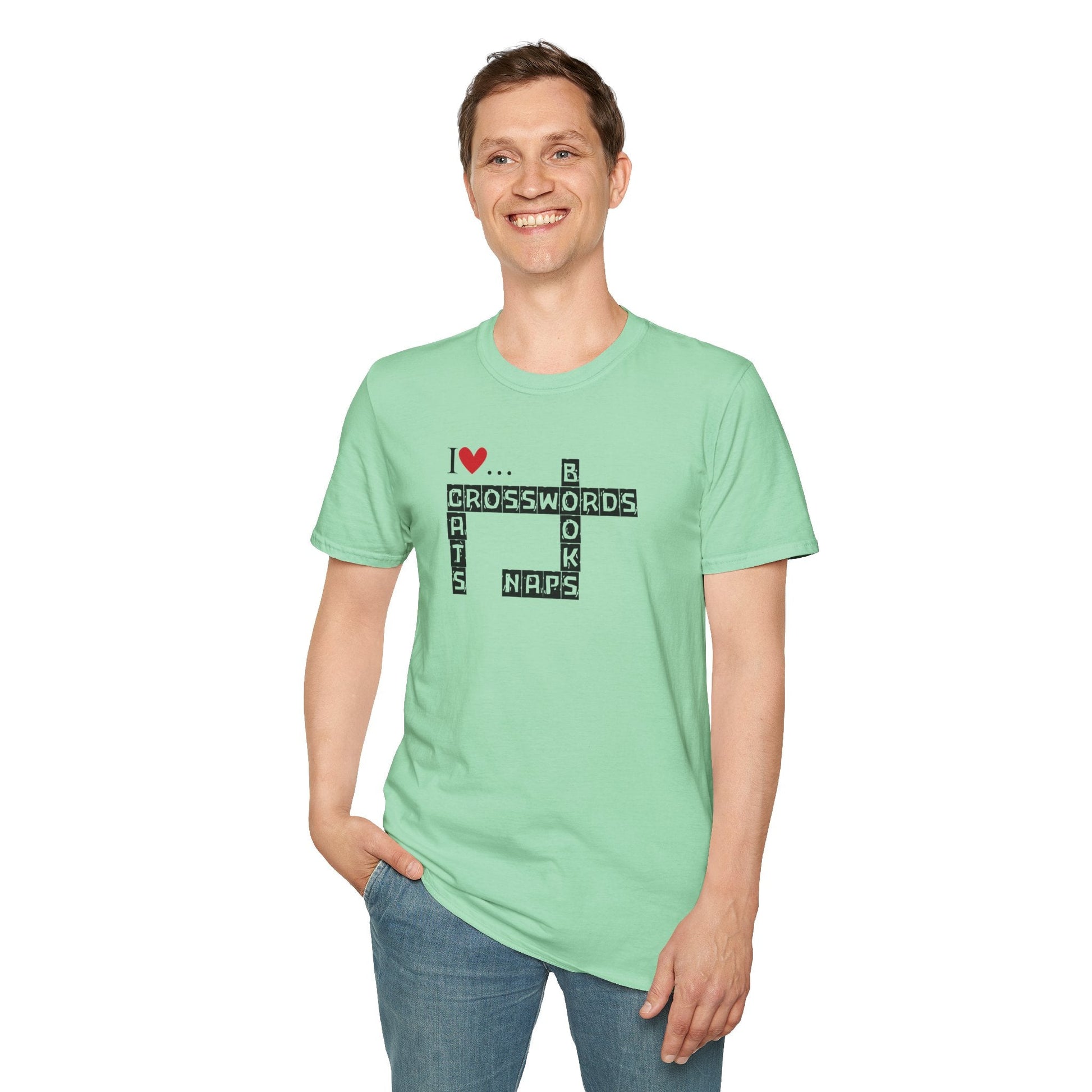 Purrfectly Cozy Crosswords Unisex T-Shirt - Korvel