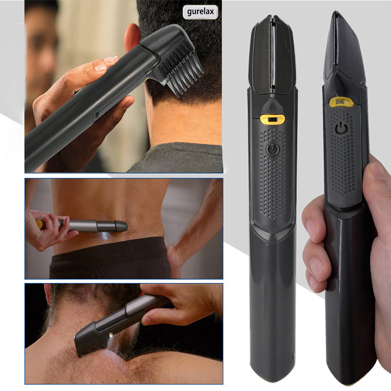 Rasoir électrique de dos premium pour hommes - Manuel et pliable
