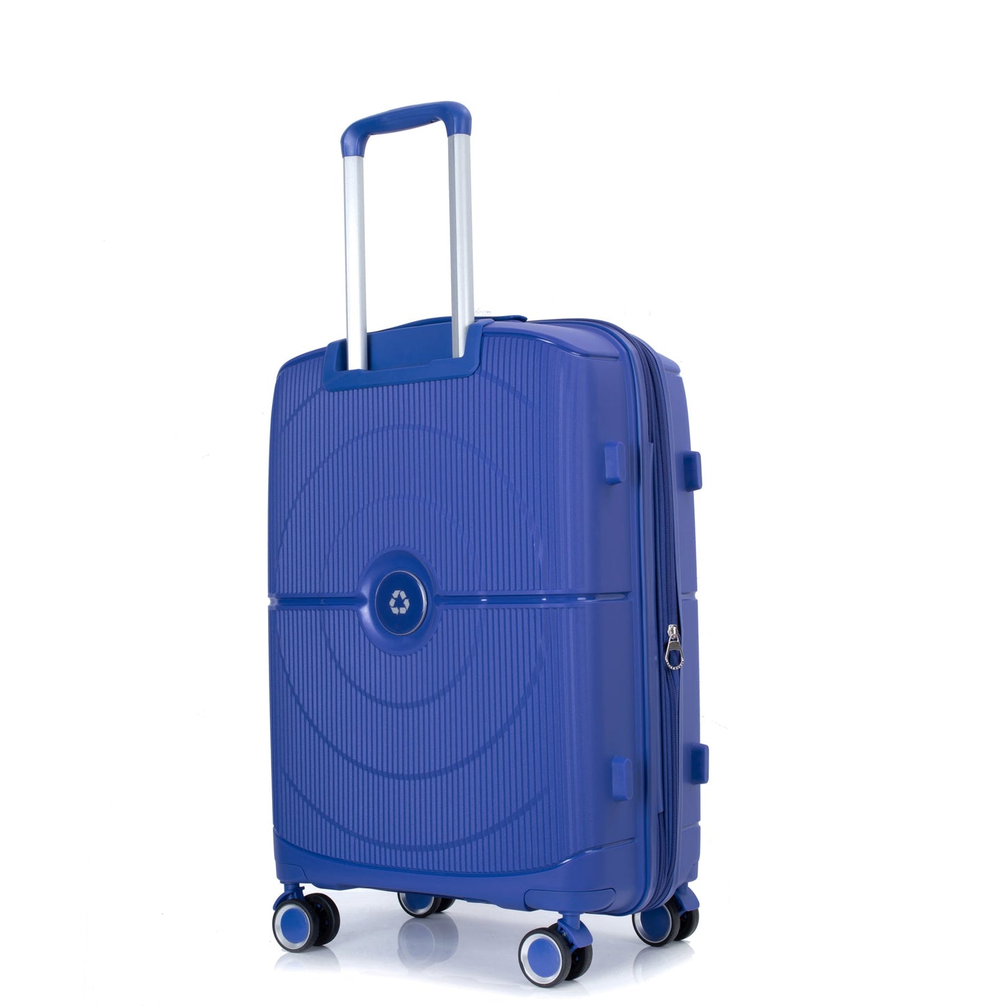 Expandable Hardshell Suitcase Double Spinner Wheels PP Luggage Sets Lightweight Durable ,3-Piece Set (20/24/28) ,Navy - Korvel