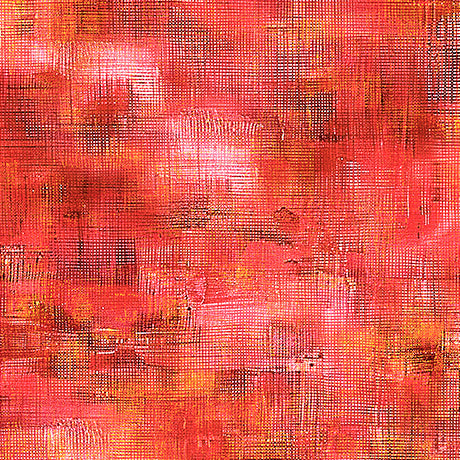 Tissu Large en Coton Interwoven Fraise - Qualité Supérieure