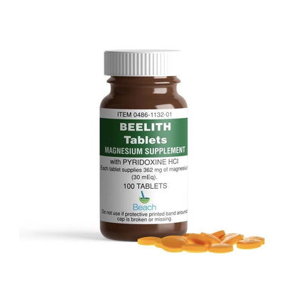 Beelith Beach Pharma Vitamin D with Magnesium & Pyridoxine HCl - 100 Tablets