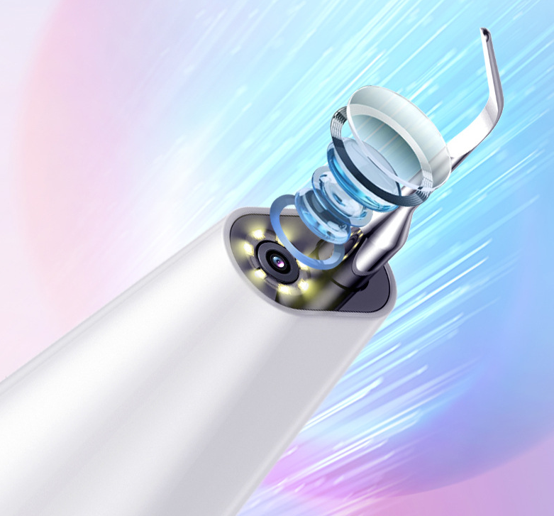 2-in-1 dental cleaning flushing instrument for removing dental calculus and plaque visualized true ultrasonic dental cleaner - Korvel