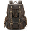 Large Capacity Crazy Horse Leather Backpack for Travel