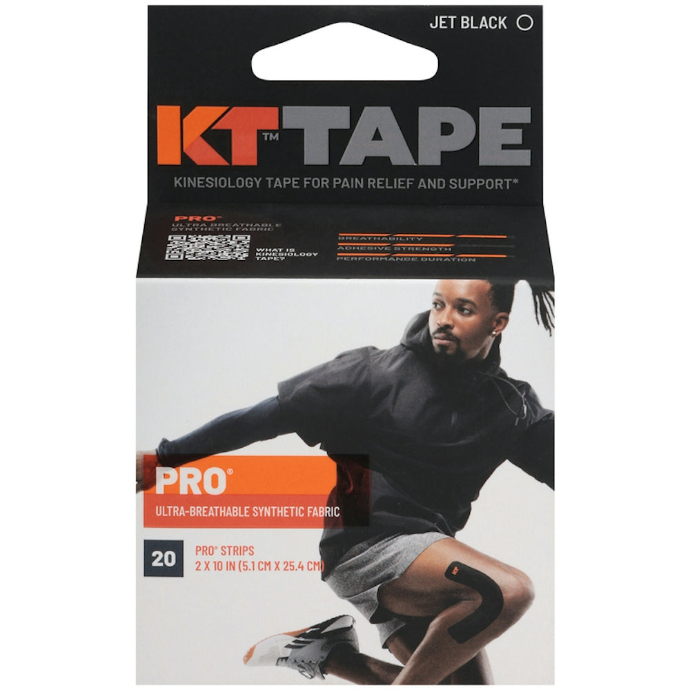 KT Tape Pro Cinta Kinesiológica Sintética - Negro Azabache