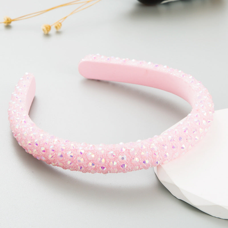 Diadema de Aro con Rhinestones de Color