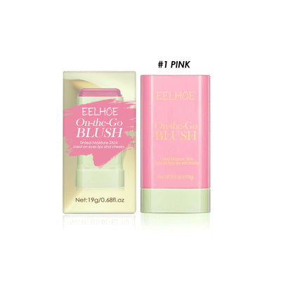 Blush Stick Lightweight Natural Nude Makeup Brightening And Contorting Three-Dimensional Highlight Delicate Waterproof Multi-Functional Blush Stick - Korvel