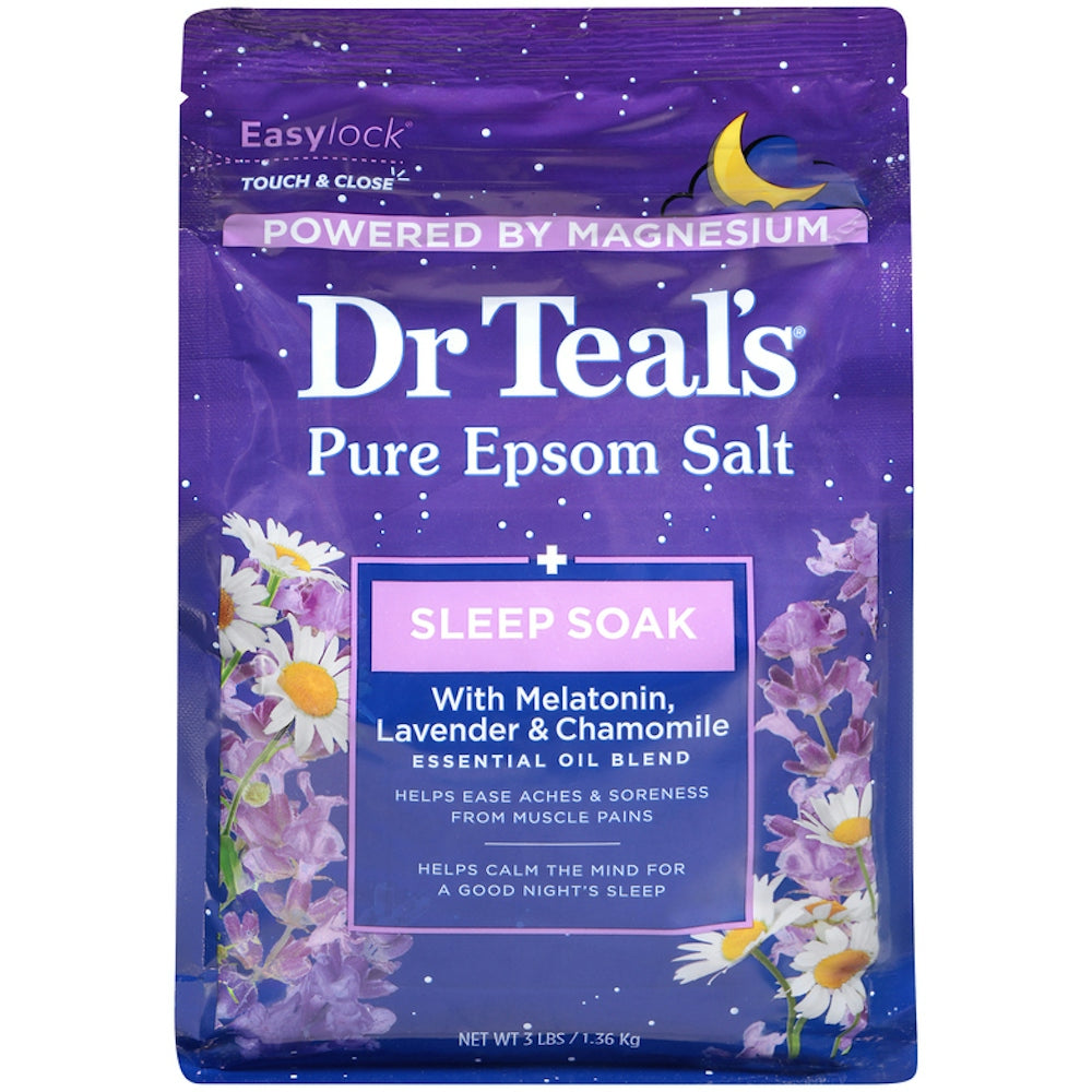 Dr Teal's Pure Epsom Salt Melatonin Sleep Soak - 3 Lb
