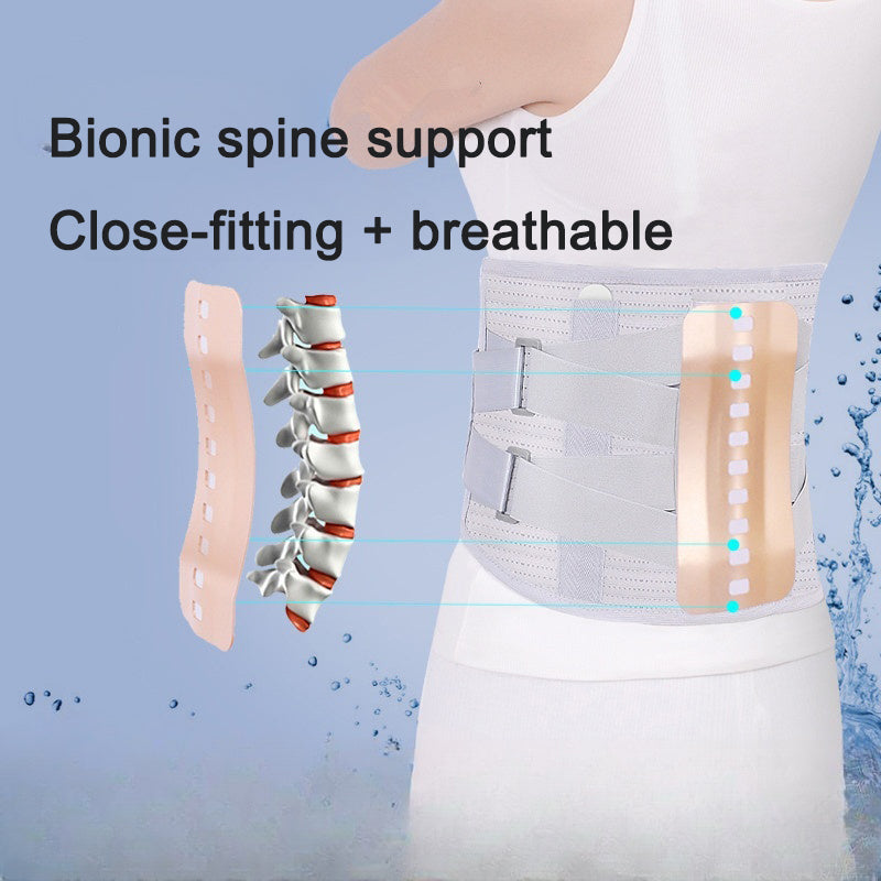 Protector de Cintura Transpirable con Soporte de Placa de Acero
