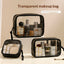 Portable Transparent Travel Toiletry Bag