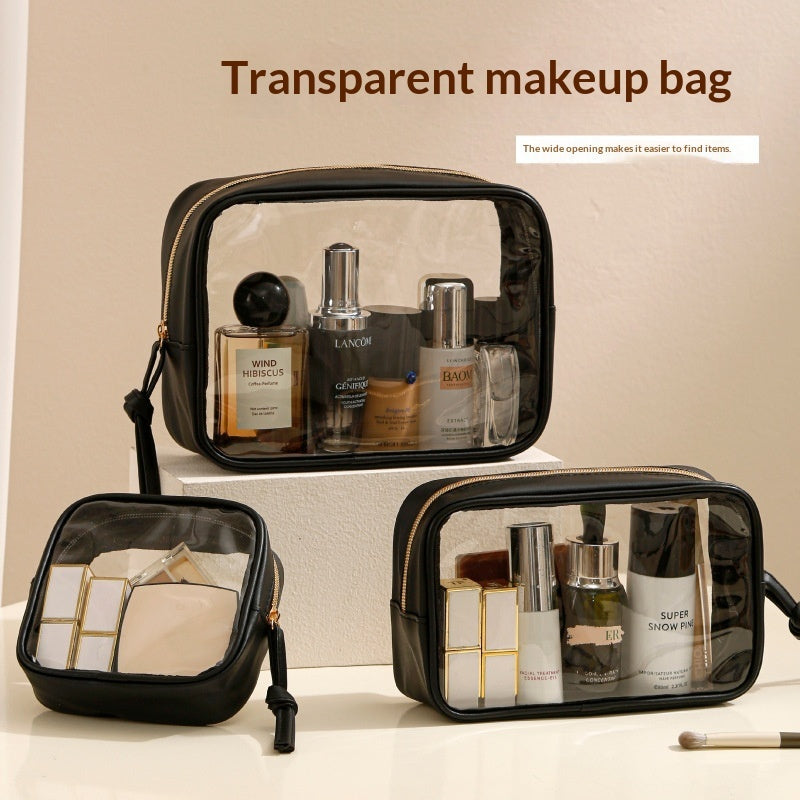 Portable Transparent Travel Toiletry Bag