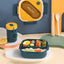 Japanese Style Sealed Square Compartment Lunch Box