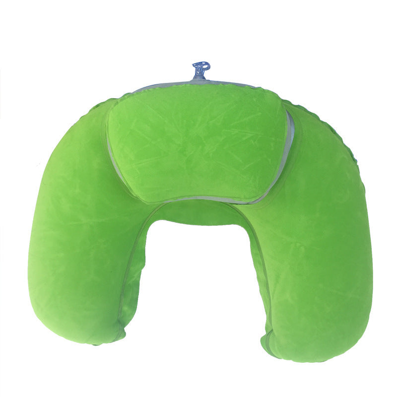 Inflatable Two-in-One Travel Pillow Set